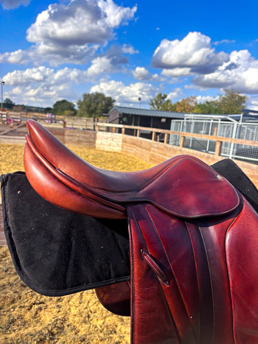 Butet brown leather - leather, dressage