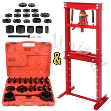 20T Hydraulic Bench Press Workshop Machine Standing & 23Pcs Bushing Driver Set