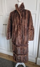 long vintage soft fur coat