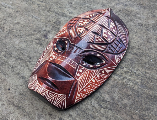 Handcarved wooden african - wooden,