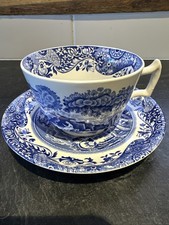 Pristine Spode Italian - Jumbo Large Breakfast Cup and Saucer