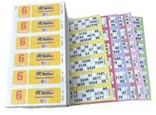 Bingo Tickets 6 To View 1-90