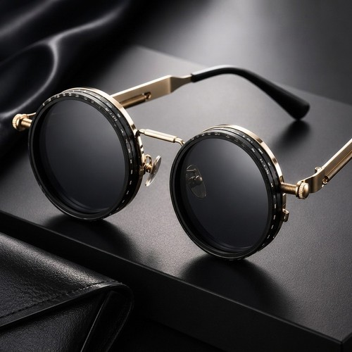 Round polarized sunglasses - round, nd9