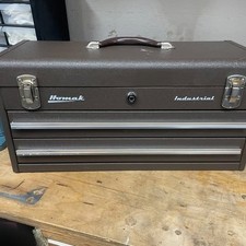 Homak 20-Inch Industrial Steel Toolbox, Brown Wrinkle Powder Coat, ... Fast Ship