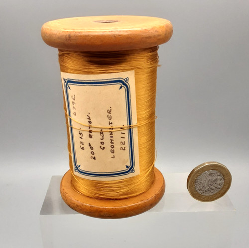 Large vintage wooden bobbin - vintage,