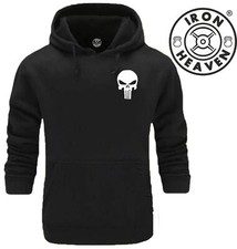 Skull Hoodie Pocket Gym