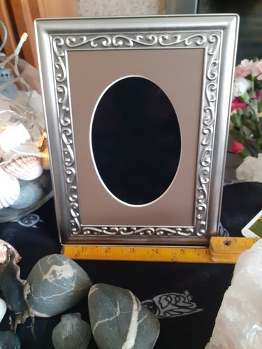Black scrying mirror - scrying,