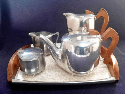 Retro vintage picquot ware tea - retro/vintage,