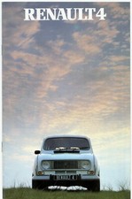 Renault 4 GTL 1108cc Estate 1981-1982 UK Market Sales Brochure