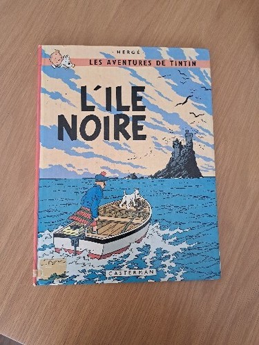 Vintage tin - tin, book