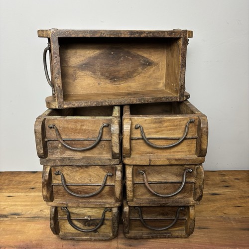 Rustic wooden brick mould - brick,