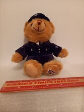 Teddy Bear Plush English Police Officer Cop Keel Toys Stuffed Animal 8 inch VTG