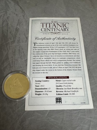 The titanic century gold - century,