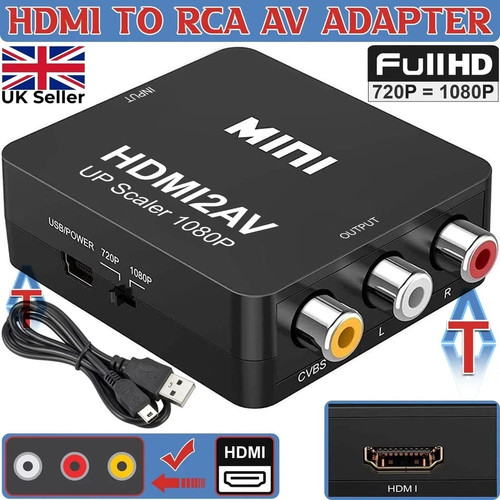Hdmi 1080p rca - hdmi, cvbs