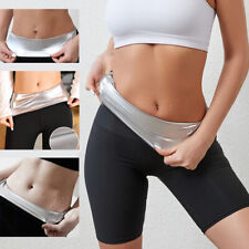 Women Fitness Sweat Sauna Shorts Body Shaping Pants Weight Loss Waist Trainer US