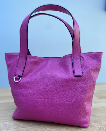 Coccinelle candy pink tote - coccinelle,
