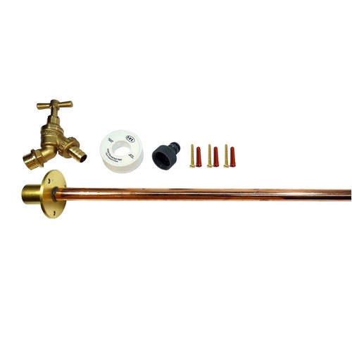 Outside tap kit with - kit,