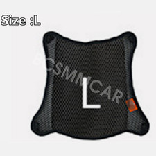 Black Motorcycle Bike Cool Seat Cover Mesh Cushion Insulation Heat Sunscreen Pad