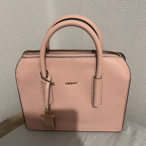 Dkny pink faux leather - leather, medium