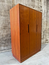 Vintage Mid Century Teak G Plan Fresco Triple 3 Door Wardrobe