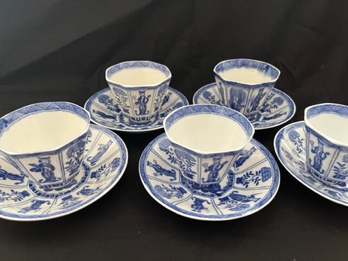 Set chinese cup saucer - 5,