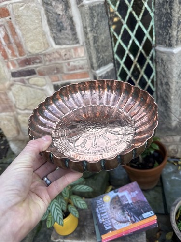 Copper tray middle eastern - copper,