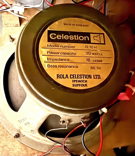Celestion greenback g12h - 2.,
