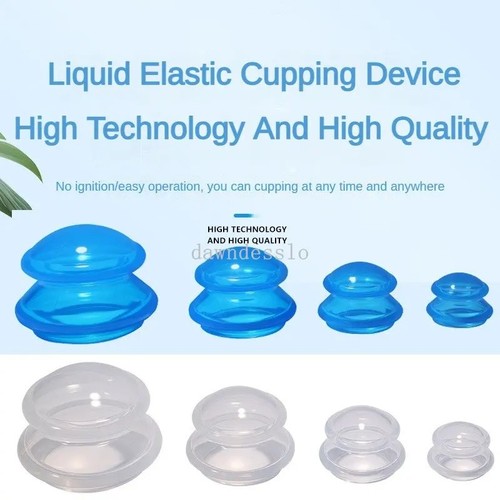 Silicone massage cups vacuum - massage,