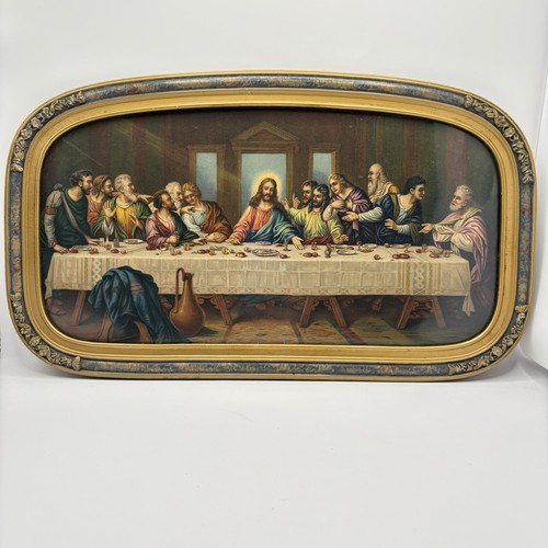 Vintage last supper framed - vintage,