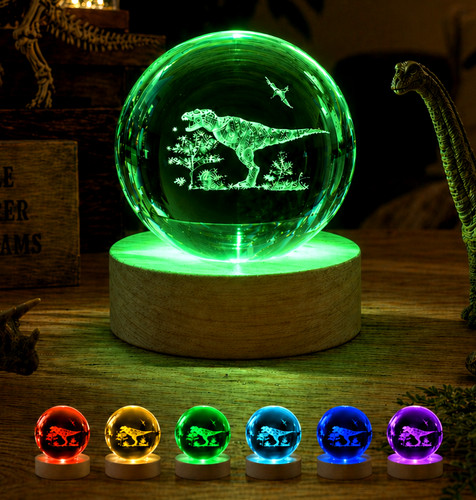 Dinosaur crystal ball lamp - ball,