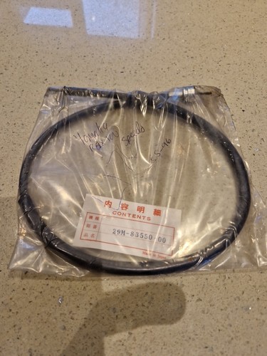 Yamaha 100 speedo cable nos - cable,