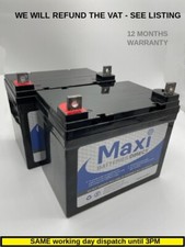 2 x MAXI 12V 33ah (34AH 35AH)