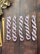 100% Mulberry Luxury Silk Thread For Embroidery Emblem Stitch Sewing - Mauve