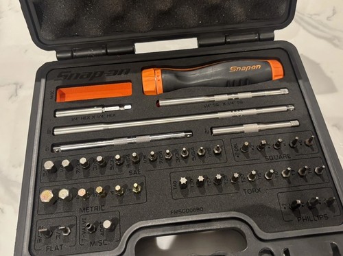 Snap ratchet screwdriver - on,