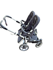 Bugaboo Donkey Twin - With All Accessories. Carry Cot, Pram, Coverings & Baskets