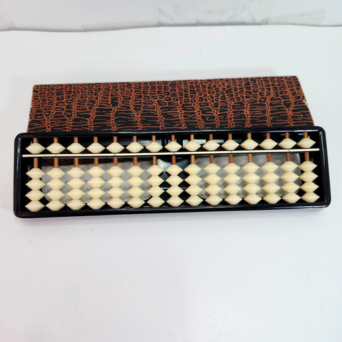 Vintage plastic wood abacus - vintage,