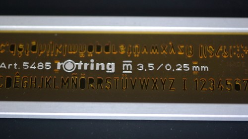 Vintage rotring lettering - rotring,