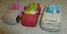 Polly Pocket Cars x 3 From 2007