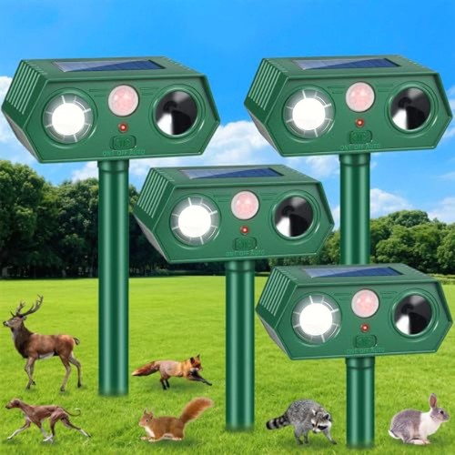 Ultrasonic solar cat dog - 4x,