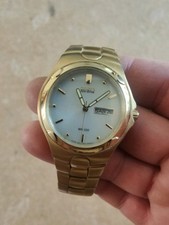 Citizen Eco Drive Wr100 Gold Tone Watch