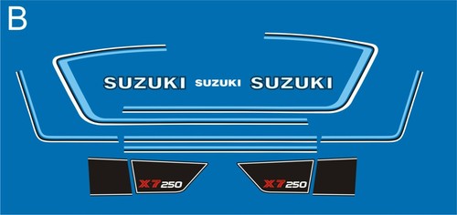 Replacement decals suzuki - replacement,