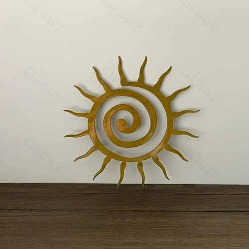 Stylish coiled star metal wall - stylish,