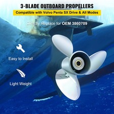 3860709 Outboard Propeller