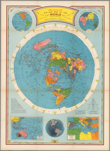 Air age map the world - age,