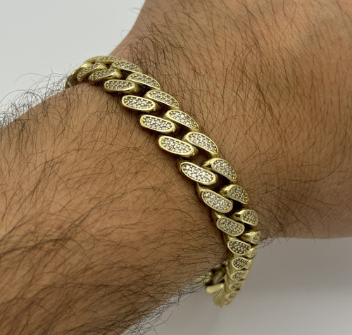 9ct solid yellow gold 10mm - solid,