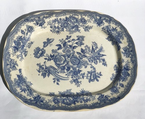 Large antique 1800 blue - large, and
