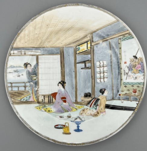 Antique japanese hand painted - japanese,