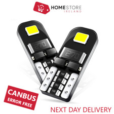 T10 W5W 2 SMD LED Canbus Error Free 6000K HID Bright White Bulbs Parking Lights