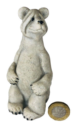 Polar bear stone ornament - polar,