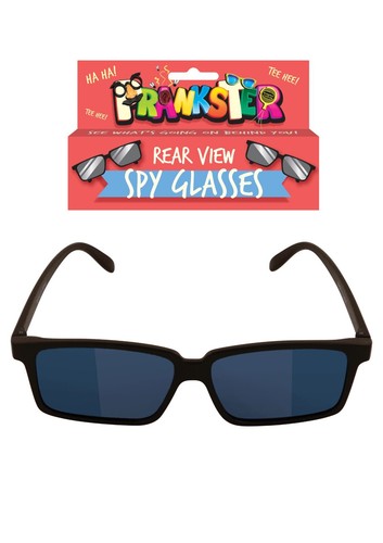 Spy glasses rear view - glasses, side